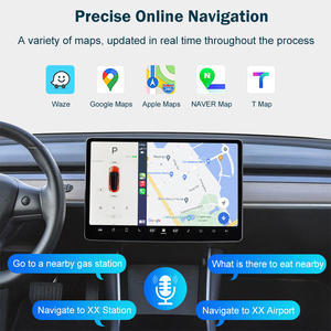 Không dây Carplay Adapter cho Apple xe chơi không dây hộp Dongle cho Tesla mô hình 3 mô hình y S x <span class=keywords><strong>waze</strong></span> Spotify IOS ma thuật hộp Carplay - Product Image 6
