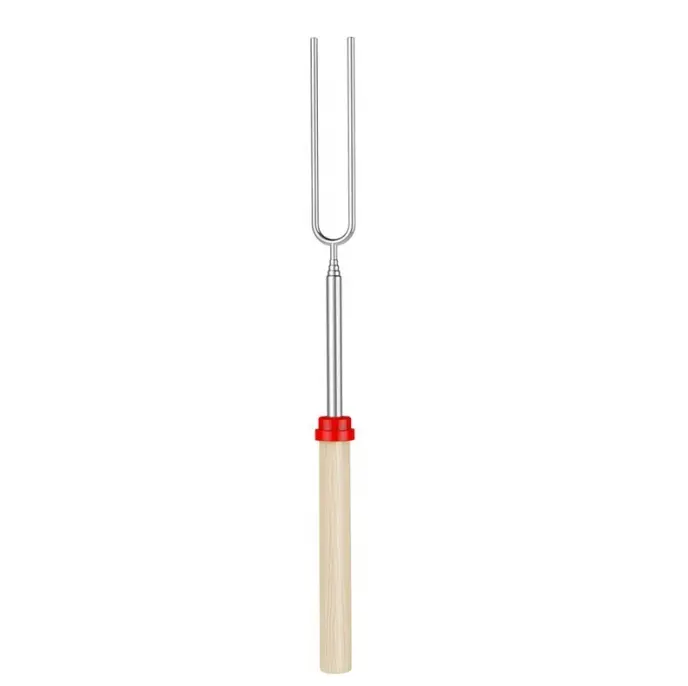 Barbecue Hot Dog Fourchette Grill Extensible Bâton De Viande BBQ Brochettes De Rôtissage