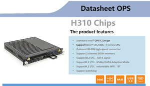 <strong>OPS</strong> PC Industrial <strong>Computer</strong> 8GB Core <strong>I3</strong> <strong>I5</strong> <strong>I7</strong> 6th 8th 9th Generation CPU Linux OS 80 PIN Support LINE-OUT MIC <strong>Embedded</strong> Type OPC - Product Image 5