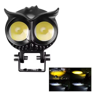 Baykuş motosiklet lambası s yeni stil mini dönüş sinyali motosiklet lambası çift renk koşu 12V evrensel LED motosiklet - Product Image 5