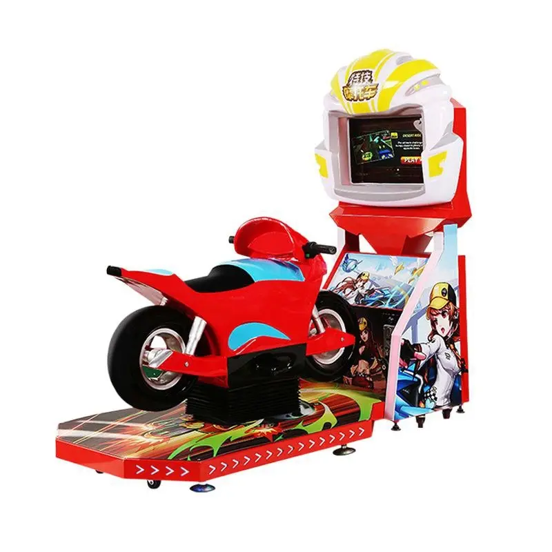 Modische Kinder-Motorrad-MotoGP-Simulator-Überholungs-Arcade Rennspielgerät zu verkaufen in Unterhaltung