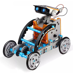 Diy Lucky Discovery Ciro Solar Power Robot Instructions <strong>12</strong>-in <strong>1</strong> Powered Toy Stem Solar Robot Toy Car <strong>Kit</strong> Build and Learn - Product Image 1