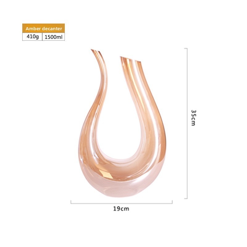 U-shaped decanter