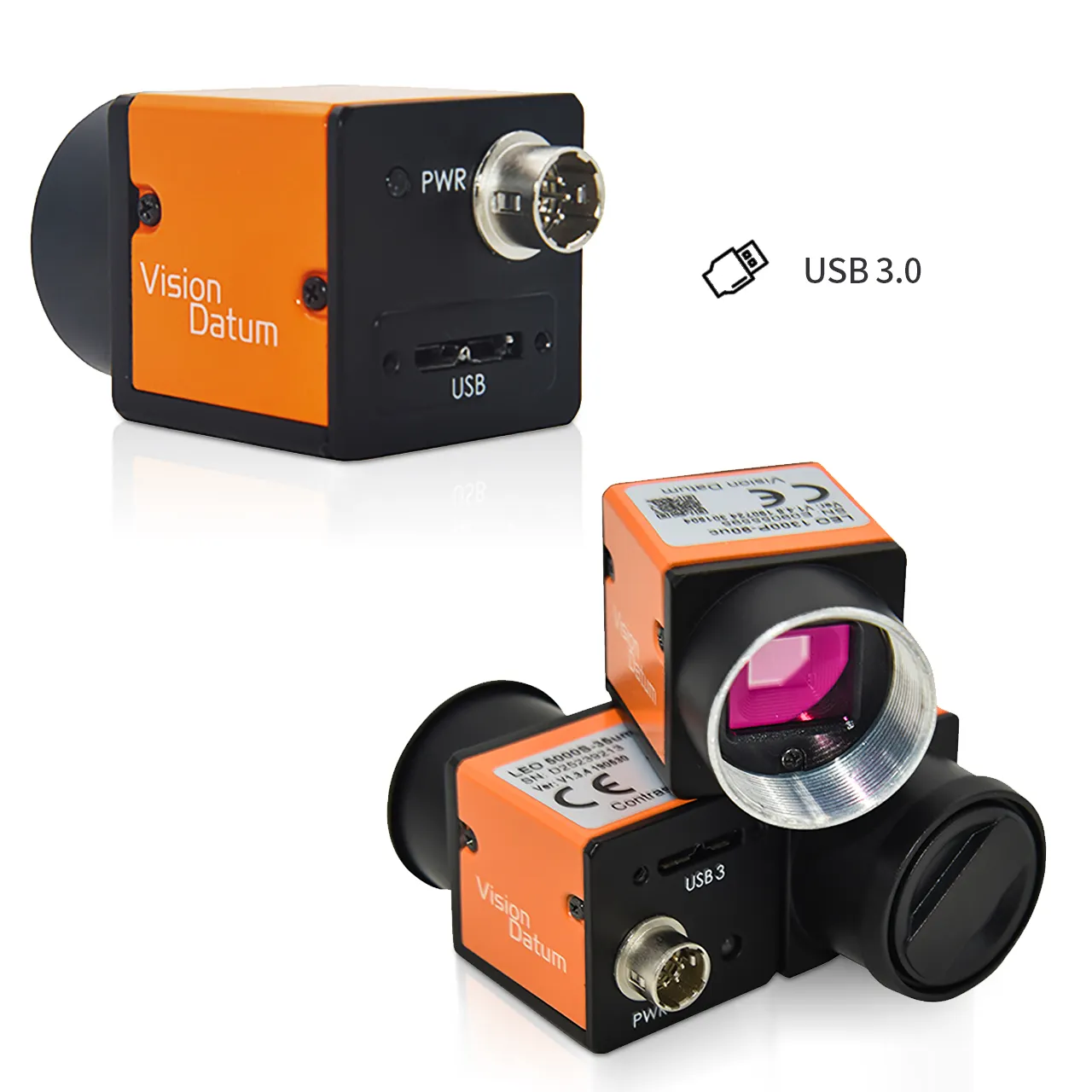 قاعدة الرؤية LEO 720S-520um/uc معدل إطار عالي الحركة البطيئة 520fps SONY IMX287 USB3.0 كاميرا ستيريو رؤية لفحص الزجاجة