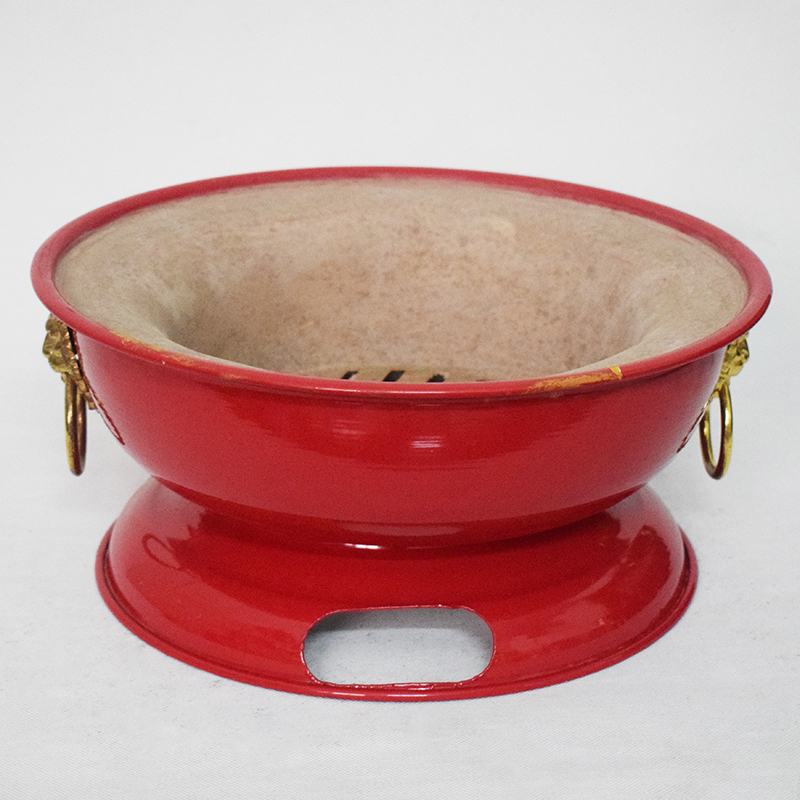 Estufa de barro boutique roja