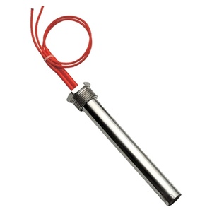 Stainless Steel Dry Burning Electric Heating Tube 220 High Power Thin Single Head Heating Rod Direct <strong>Deal</strong> - Product Image 2