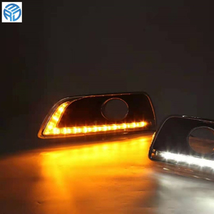 MRD สำหรับ Chevrolet MALIBU 2012 2013 2014 201ไฟวิ่งกลางวัน DRL ที่มีสัญญาณไฟเลี้ยวสีเหลืองและไฟสีฟ้าน้ำแข็งสามฟังก์ชั่น - Product Image 1