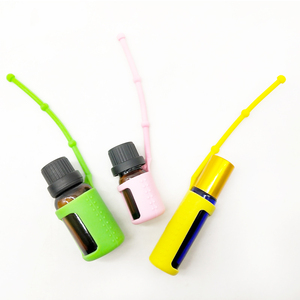 Safety Colorful Portable Silicone Case/Cover/Holderため1ミリリットル5ミリリットル10ミリリットル15ミリリットルのガラスロールボール香水エッセンシャルオイルボトル - Product Image 6
