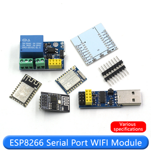 ESP8266 modulo wireless WIFI seriale ESP8266 ESP01/01S adattatore breadboard ESP-01/ CH340C masterizzatore firmware download - Product Image 2