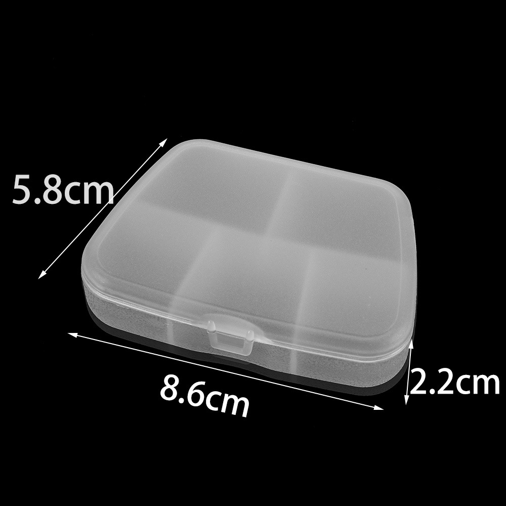5-grid pequeña caja de medicina/17g