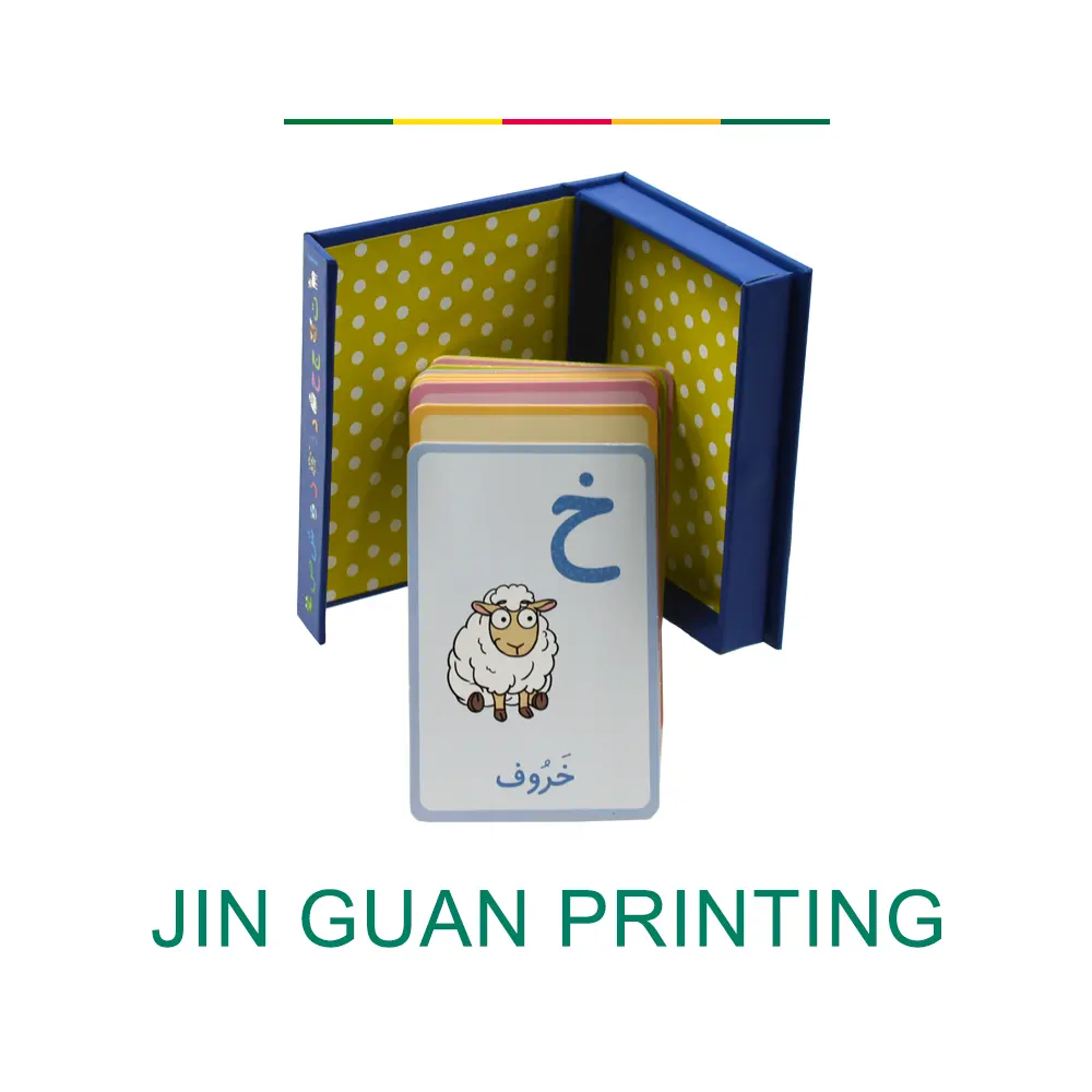 무료 샘플 고품질 아이 메모리 카드 교육 인쇄 서비스 인지 아기 인쇄 사용자 정의 플래시 카드