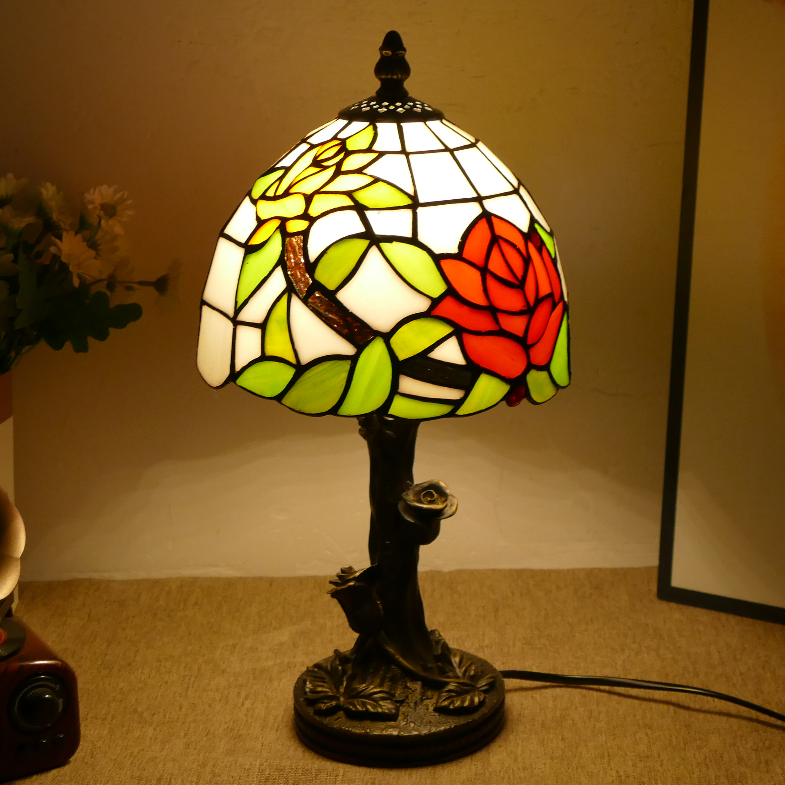 Rosas rojas y amarillas