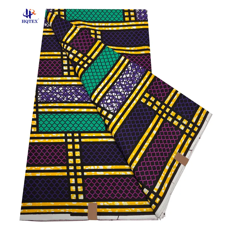 Alta Qualidade Durável Usando Vários Atacado Twill Real Cotton African Print Wax Clothes Fabric