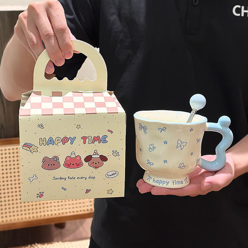 Coffret cadeau cuillère bleue