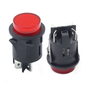 R16-503 kilitleme kilit düğmesi off-on anahtarı mavi led - Product Image 1