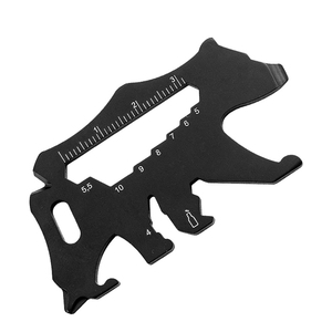 Custom Different Animals Stainless Steel EDC Pocket <strong>Tool</strong> Screw Ruler Bottle Opener <strong>11</strong> in 1 Multi-function <strong>Tool</strong> Card - Product Image 1