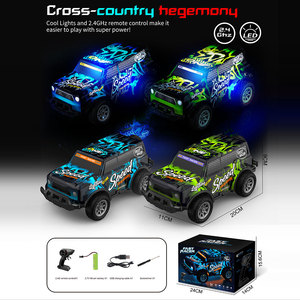 ไฟ LED 4WD 2.4G เรืองแสงในที่มืดรีโมทคอนโทรลของเล่นผู้เชี่ยวชาญระดับ RC รถโลหะพร้อมสาย USB - Product Image 6