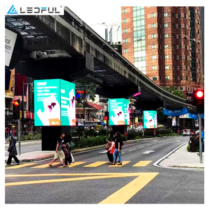 P10mm สายเคเบิลเชื่อมต่อฟรีขนาดใหญ่ขนาดใหญ่แผงแสดงผล LED ป้ายโฆษณาสำหรับอาคารขนาดใหญ่กลางแจ้ง - Product Image 3