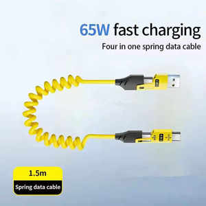 <strong>Nice</strong> Quality 65W Cable Fast Charging Mobile <strong>Charger</strong> Wire USB 2.0 Type-C Cable PD Quick Charging Data Cables for Phones - Product Image 3