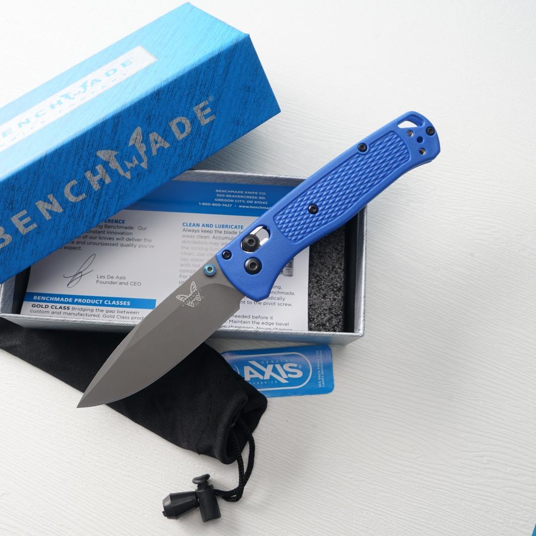 Blue Handle Gray Blade