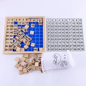 数学1-100連続数カウントボード木製数数学学習玩具 - Product Image 4