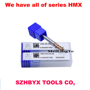 HMX-4E-D1.0S katı karbür Insert parmak freze çakısı kaplama ile freze makinesi için gelişmiş katı frezeler karbür ucu frezeleri - Product Image 5