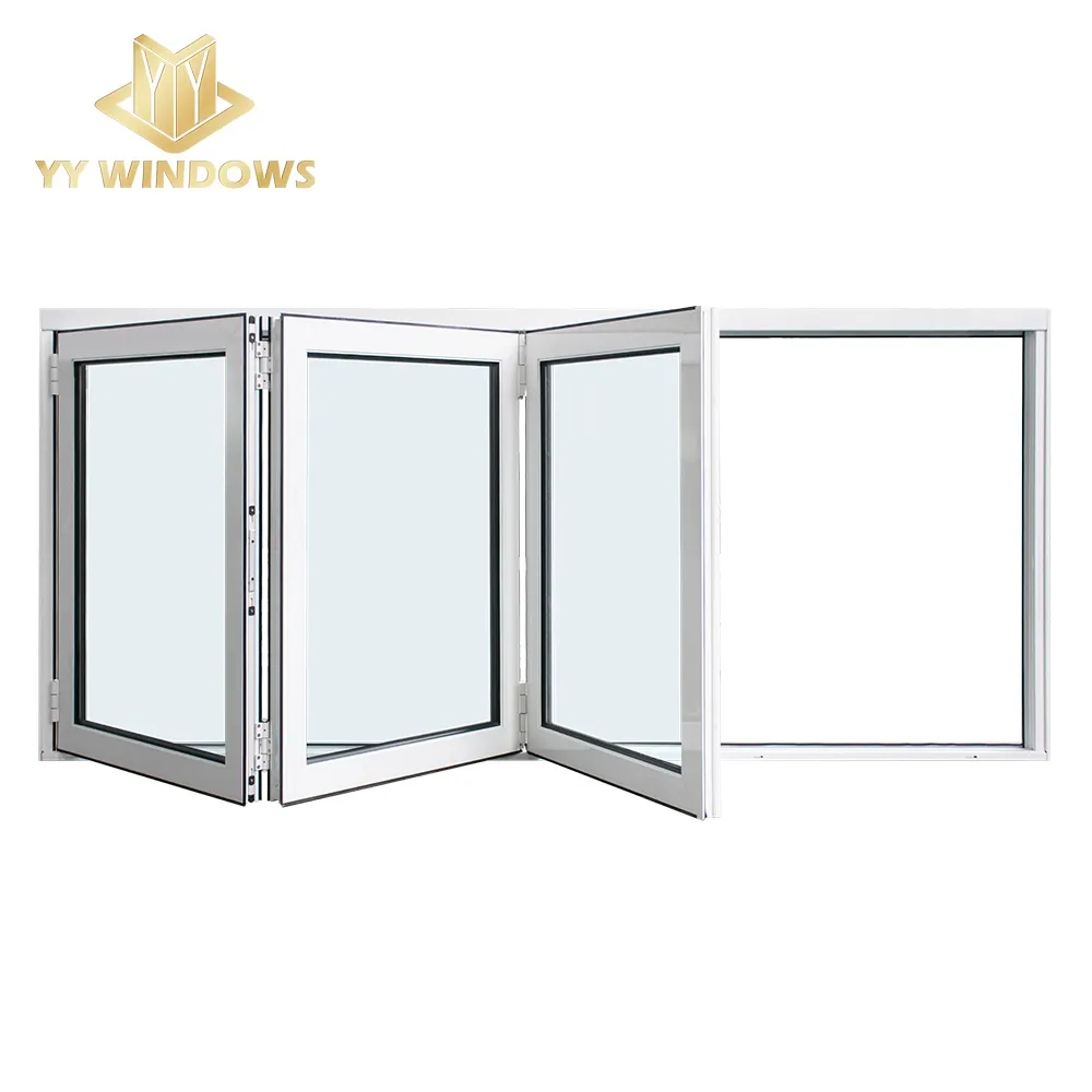 Bi-folding / bifold /folding / accordion window for balcony wholesale