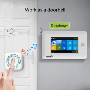 {Fabricante} 2025 Sistemas de alarma de seguridad antirrobo para el hogar inteligente WiFi 2G/4G de fábrica con función RFID de pantalla táctil - Product Image 2