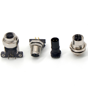 Conector de Metal M12 de 5 pines macho a código conector Circular Industrial montaje en campo conector de sensores de temperatura - Product Image 5