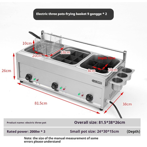 2024Discount Price 3cylinder Commercial Gas Deep Fryer Oden Noddle Combo <strong>Kanto</strong> Cooking Oden Cooking <strong>Machine</strong> - Product Image 4