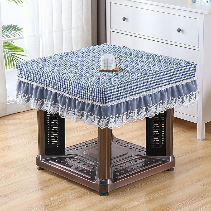 (Cotton) Blue Plaid - A Quality Choice