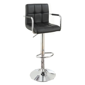 Hiện Đại Màu Đen PU da thanh phân có thể điều chỉnh thủy lực nhà bếp truy cập barstool ghế để sử dụng nhà - Product Image 1