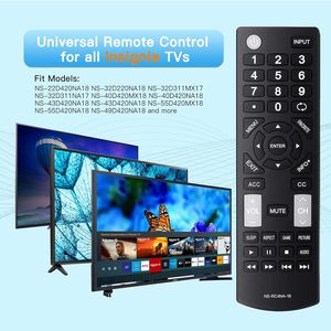 Insignia tv'ler için hepsi bir arada NS-RC4NA-18 evrensel uzaktan kumanda programlama gerektirmez (Insignia Fire TV hariç) 4 tasarım