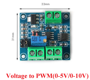Funktions modul PWM-Spannungs wandler modul 0%-100% bis 0-5V 0-10V Für SPS-MCU Digital-Analog-Signal PWM-Wandler leistung