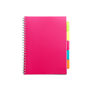 Cuaderno en espiral de tamaño A4 personalizado, cubierta de PP, minicuaderno de colores de línea fácil de rasgar - Product Image 6