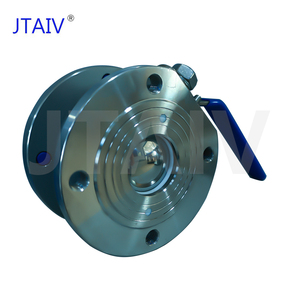 JTAIV不锈钢板薄晶圆法兰意大利型球阀工业意大利晶圆型超薄球阀