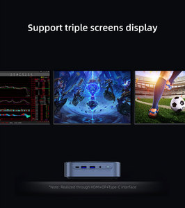 TK11-B0ミニPCとIntel11thコアI5I7ゲーミングデスクトップコンピューターサポートデュアルラムデュアルSSD3 x4K @ 60GHZ出力HTPC - Product Image 6