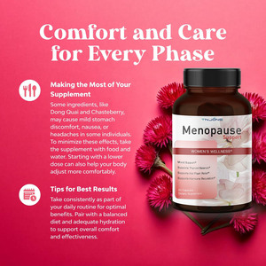 TNJONE OEM علامة خاصة كبسولات PMS ملحق تخفيف أعراض انقطاع الطمث كبسولات دعم انقطاع الطمث - Product Image 4