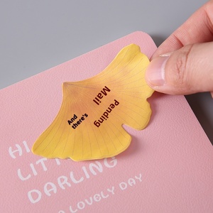 Phim hoạt hình dễ thương nhỏ tươi cầm tay tearable Lưu ý giấy ghi chú dán ghi chú Meow tai tự dính hình lá - Product Image 4