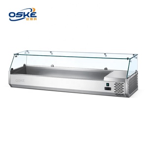 Các mặt hàng liên quan đến thanh xà lách nhiệt độ đơn-Bát đứng vàng với mặt bàn cho nhà hàng làm lạnh - Product Image 4