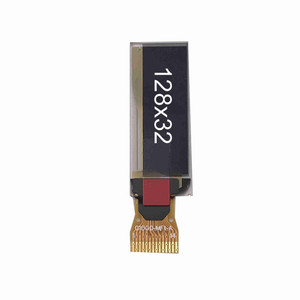 Display OLED personalizzato da 0.91 pollici di piccole dimensioni Display grafico OLED 128x32 per Smart Watch GPS - Product Image 1