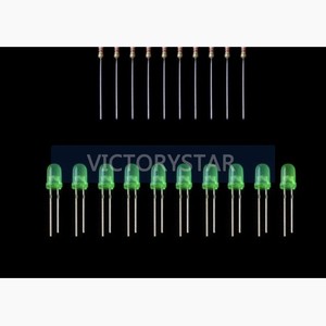 The <strong>LED</strong> <strong>light</strong> experimental kit includes 10 <strong>LEDs</strong> and resistors suitable for Raspberry Pi enLED 10 LED10 - Product Image 1