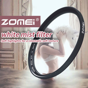Difusor de cámara Zomei Filtro de lente Difusión blanca suave 1/4 Filtro Niebla Filtro de efecto cinematográfico de ensueño - Product Image 5