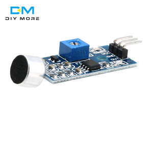 Mikrofon ses algılama sensörü 3 pinli dijital çıkış akıllı sesle çalışan anahtar algılama modülü Arduino için akıllı ev