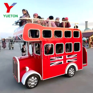 סין יוקרה חדשה 20 מושבים נופש אוטובוס מעבורת נופי לונדון כפול קומות סיור טיולים חשמלי מיני אוטובוס תיירים למכירה