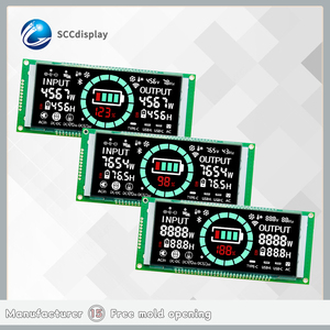 Benutzer definierte VA White Backlit Segment LCD-Anzeige Kontrast reiches klares Energie speicher netzteil Farbbild schirm Hochs ichtbare Module - Product Image 2