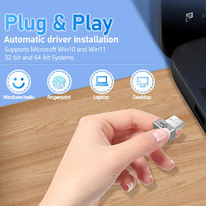 Windows Hello Touch ID <strong>USB</strong> Fingerprint Reader For Windows 10/11 - Portable <strong>Biometric</strong> Security Key With 360° Touch - Product Image 2