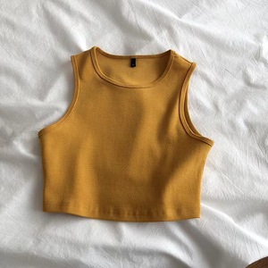 定制柔软棉热性感裁剪背心女式背心 - Product Image 6