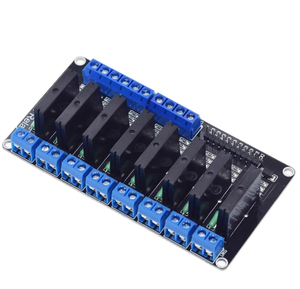 Modulo relè a stato solido a 8 canali alto e basso livello di attivazione 5V 12V 24V 250V per schede e moduli Driver del motore - Product Image 4