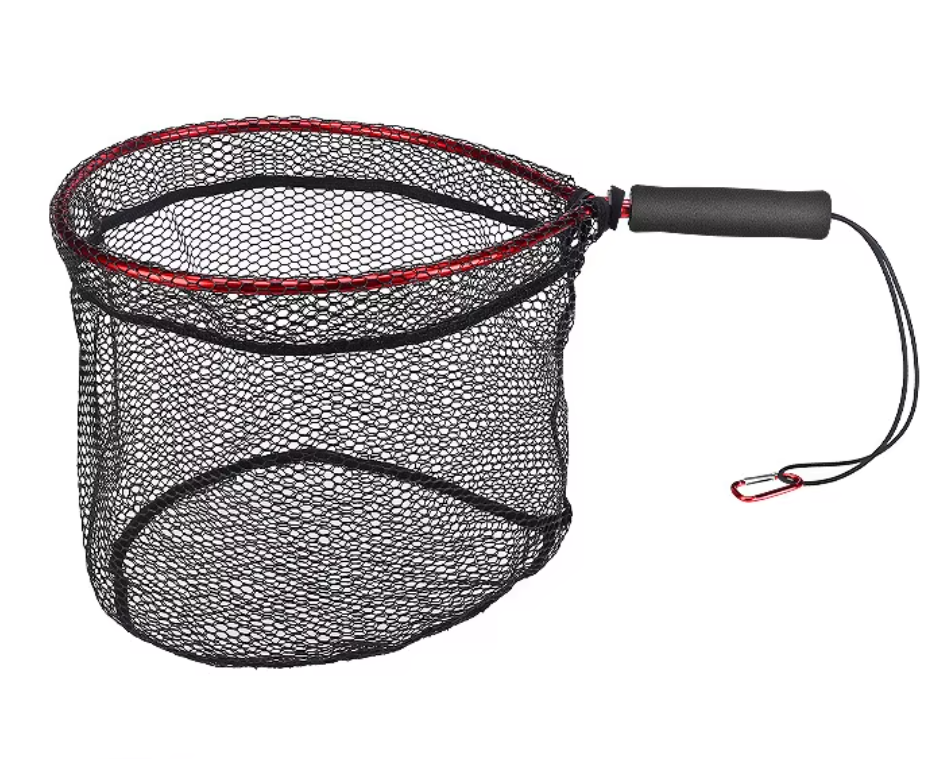 Sac en filet rouge Sp001 en caoutchouc - Épuisette ronde à manche court 19
